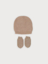 Cappello e guantini sabbia