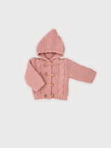 Cappotto con treccie rosa "Sardon"