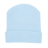 Cappello in maglia con risvolto