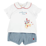 Completo maglietta manica corta e pantaloni corti
