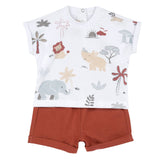 Completo maglietta manica corta con pantaloni corti