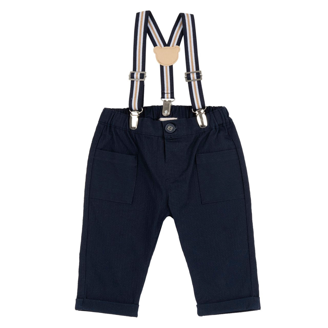 Pantaloni lunghi con bretelle