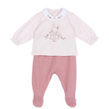 Completo maglia e pantaloni con piedini