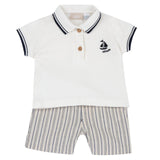 Completo polo manica corta con pantaloni corti