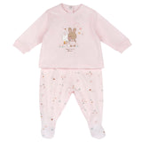 Completo maglia e pantaloni con piedini