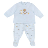 Completo maglia e pantaloni con piedini