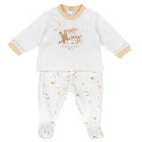 Completo maglia e pantaloni con piedini