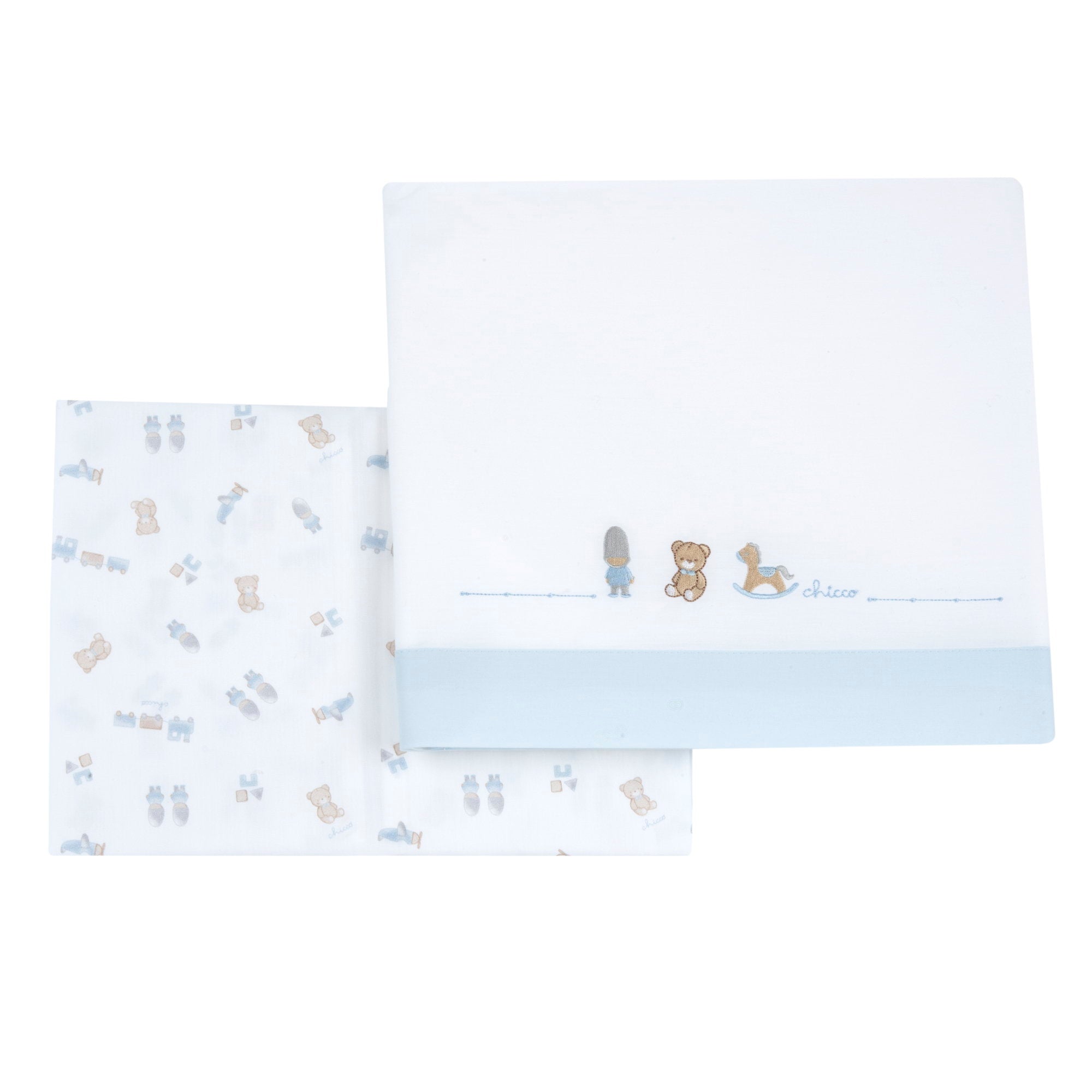 set lenzuolino chicco "il trenino"