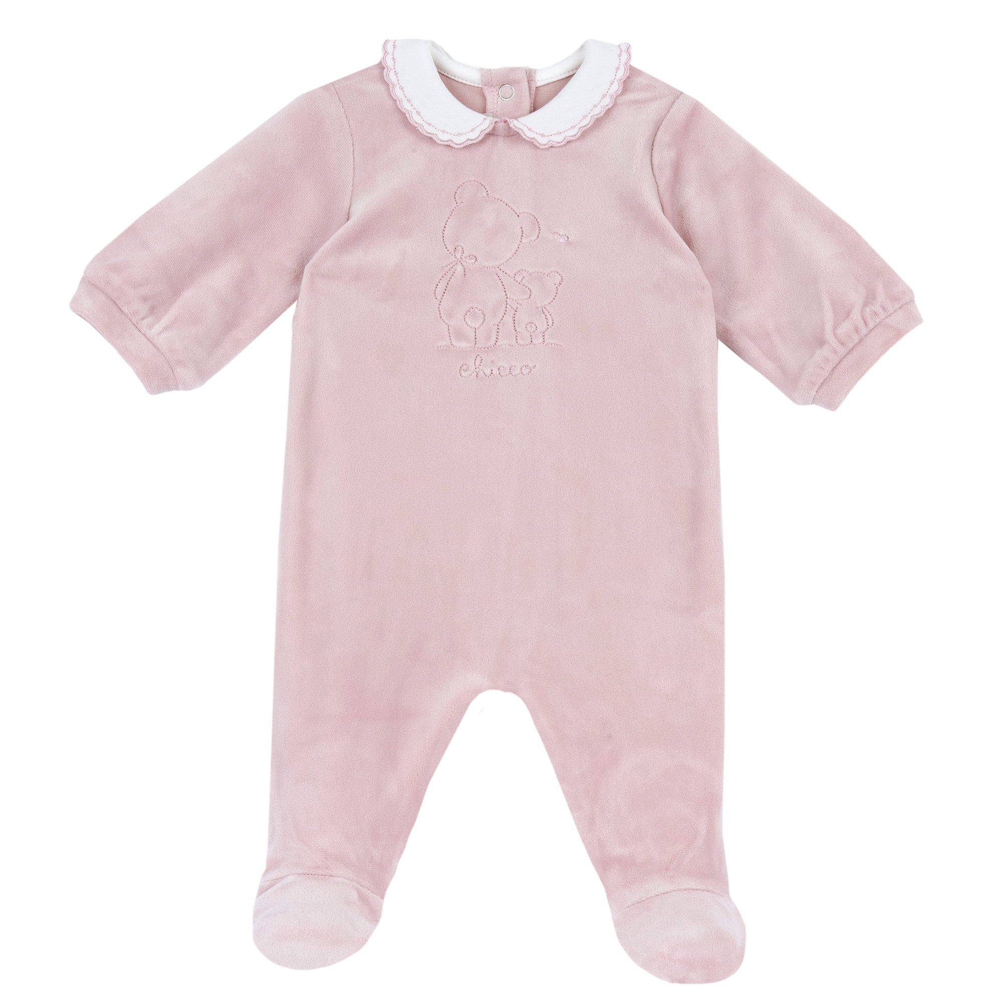 Tutina in ciniglia Chicco "orso con fiocco"