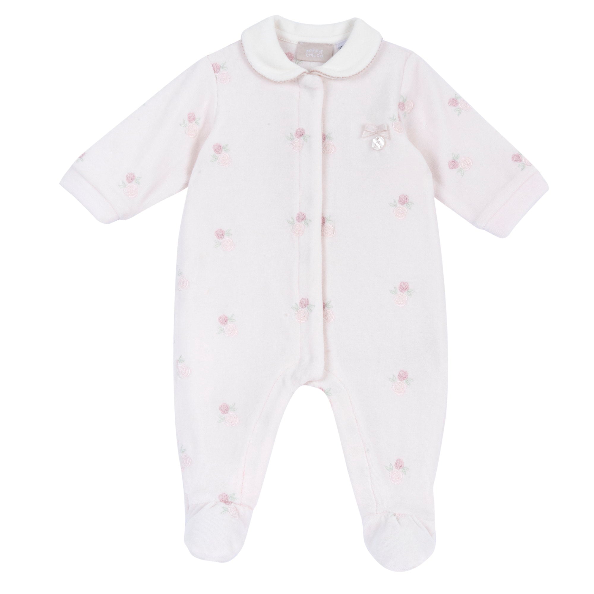 Tutina in ciniglia Chicco "orso e fiocco"