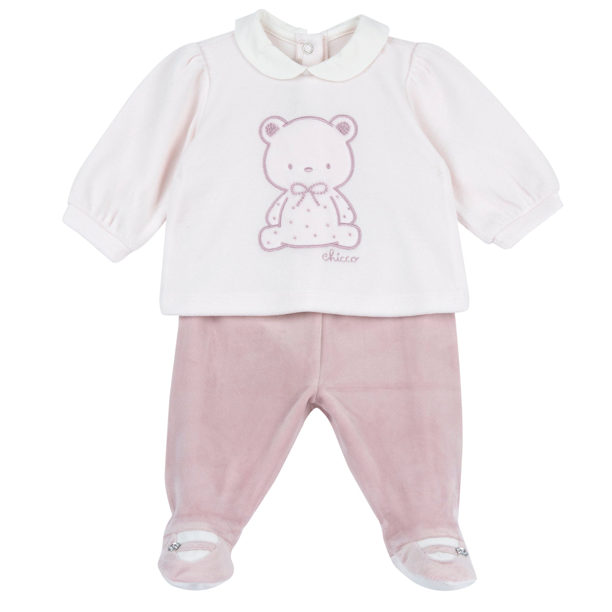 Completo in ciniglia Chicco "orso con fiocco"