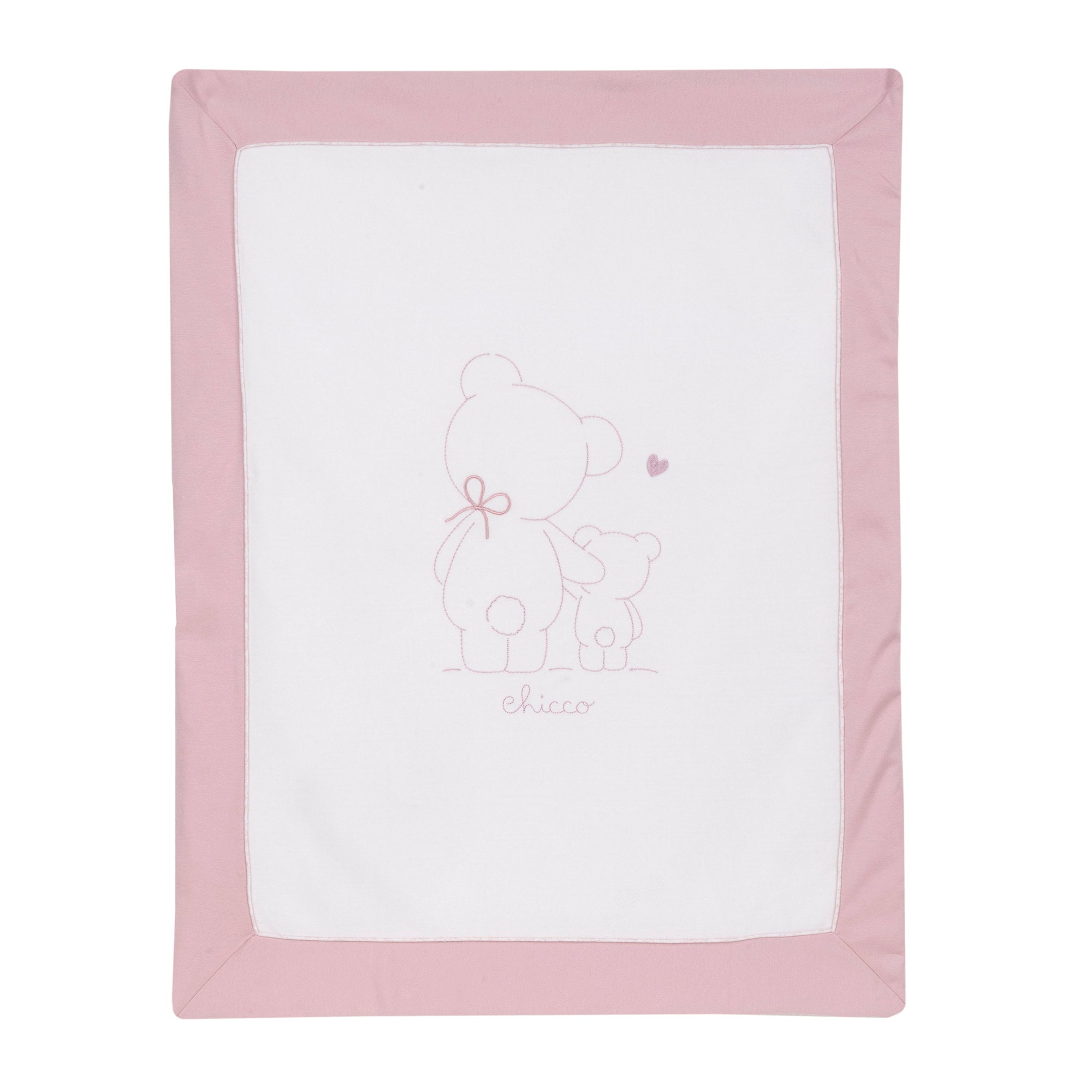 Coperta ciniglia Chicco "orso con fiocco"