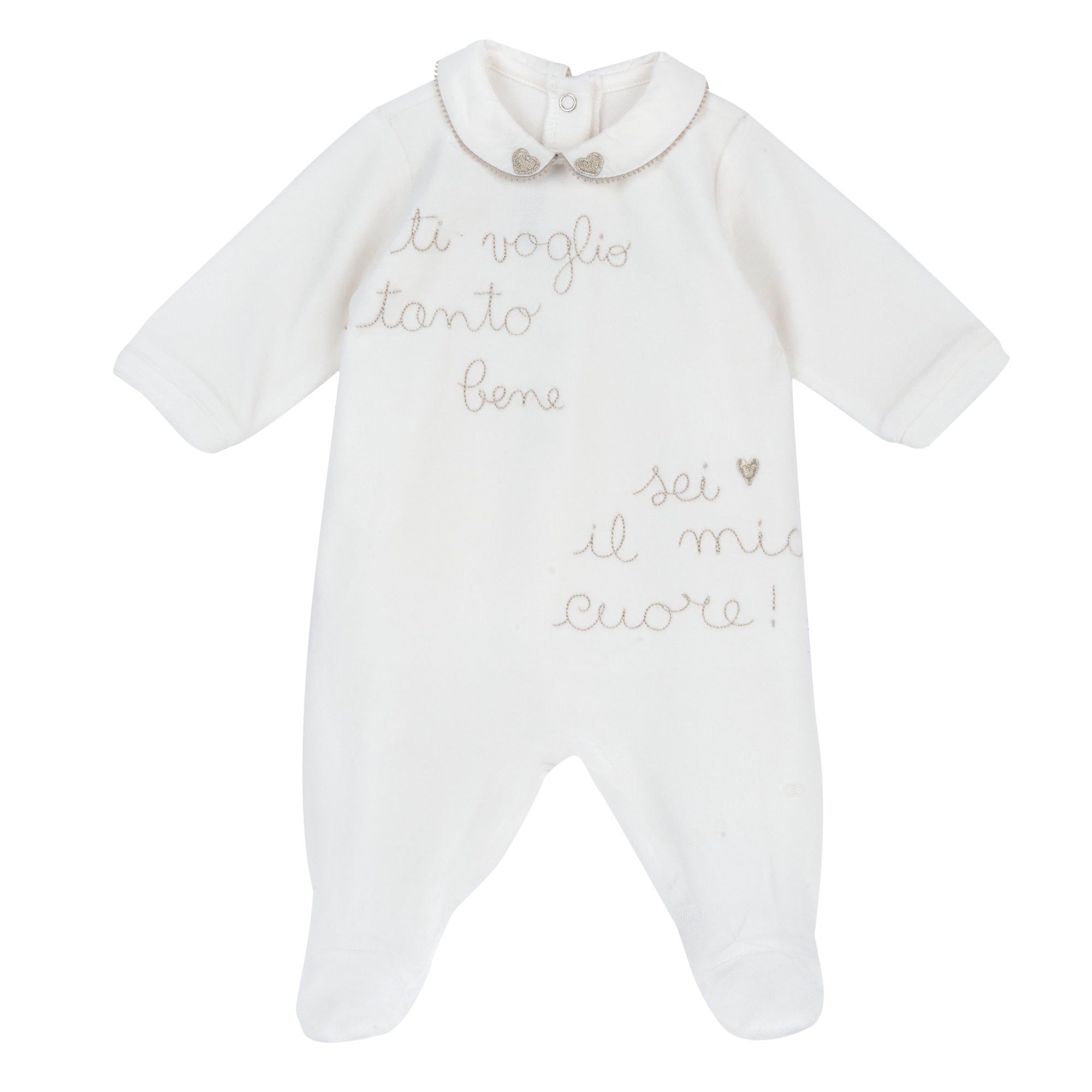 Tutina in ciniglia Chicco "ti voglio bene"