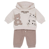 Completo mucca in maglia "Chicco"