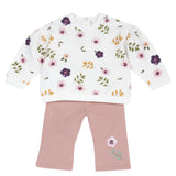 Completo felpa Chicco "fiori"