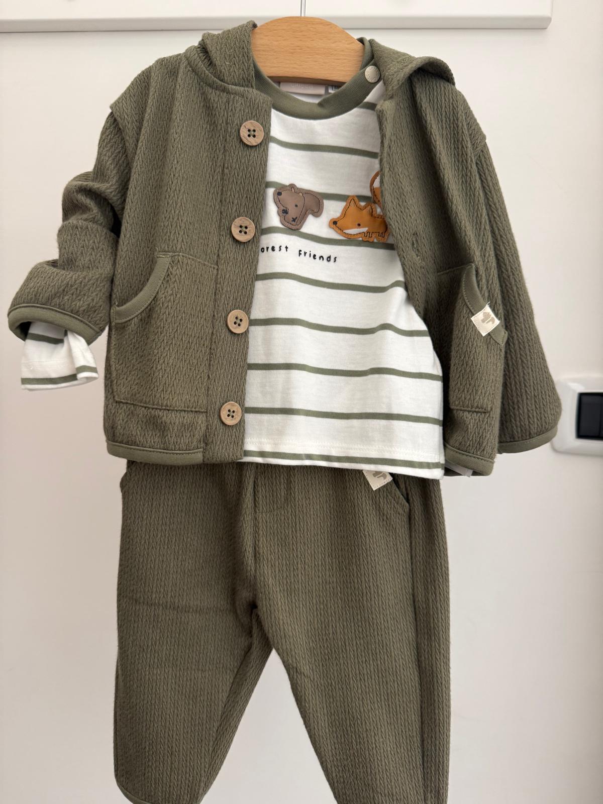 Completo maglia verde "Chicco"