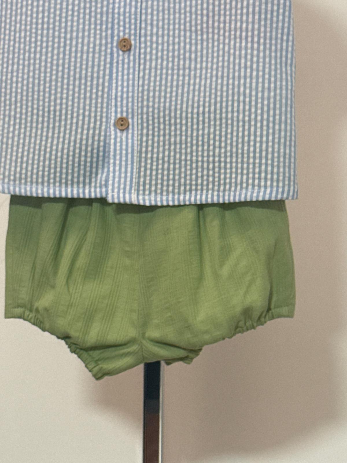 Completo camicia righe