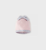 Cappello in maglia con fiocco "Minibanda"