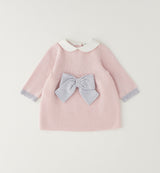 Abito in maglia con fiocco