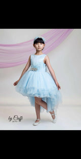 Abito tulle cielo