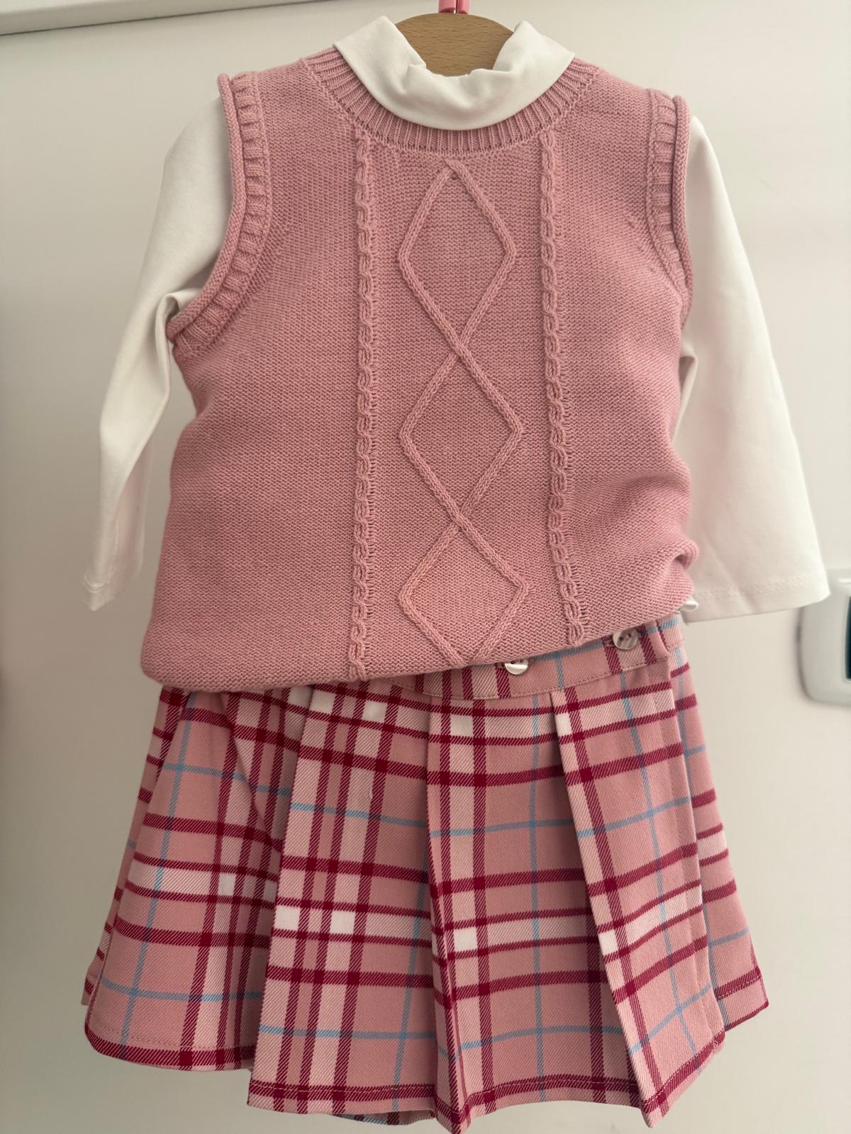 Completo gonna e gilet "Minibanda"