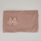 Coperta in ciniglia Ninnaoh "fiocco"