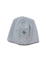 Cappello in ciniglia cielo "dono d'amore"