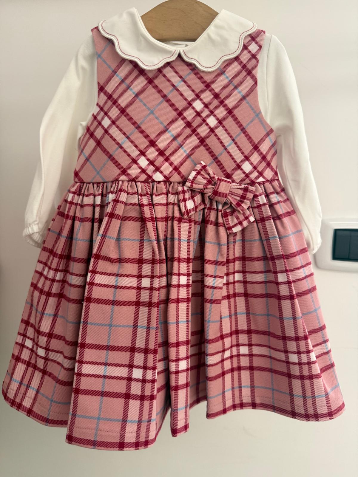 Vestito tartan "Minibanda"