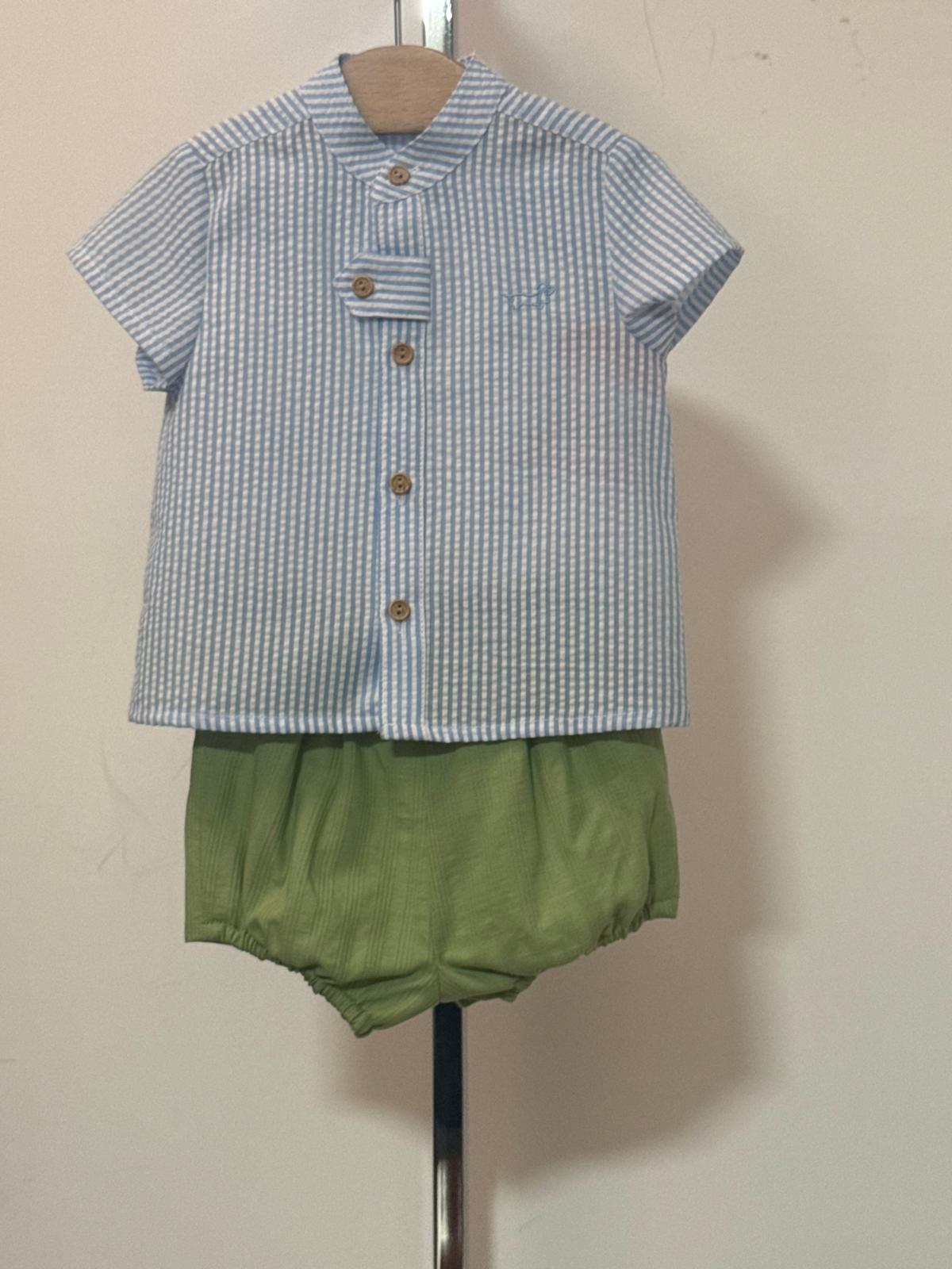 Completo camicia righe
