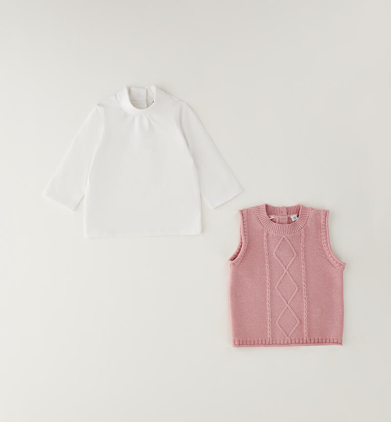 Completo gonna e gilet "Minibanda"